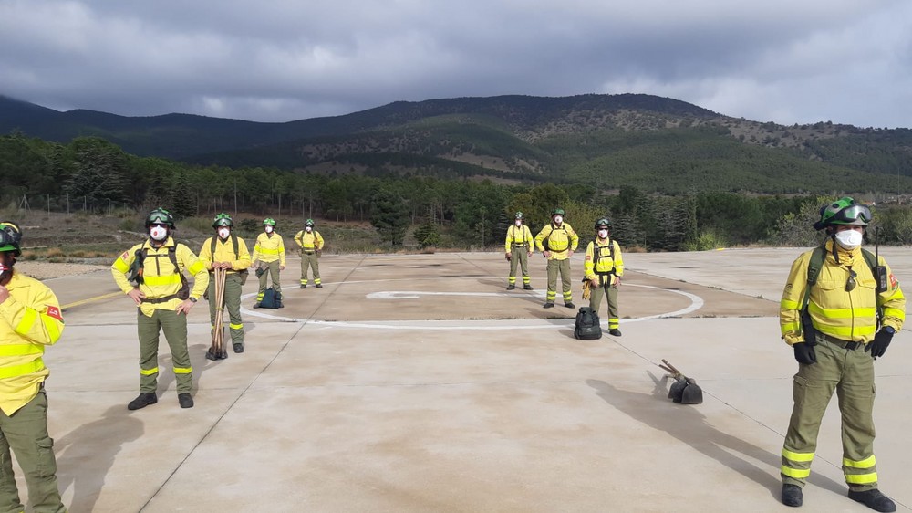 El dispositivo Infoca que realizará tareas de desinfección por Covid-19 está ya operativo