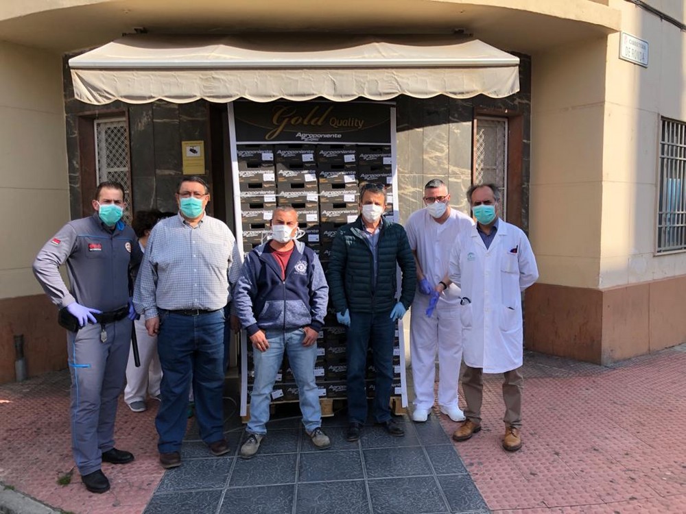 Grupo Agroponiente realiza una donación de 2.000 kilos de hortalizas al Complejo Hospitalario Torrecárdenas y a los Hospitales del Poniente (Ejido) y La Inmaculada (Huércal Overa)