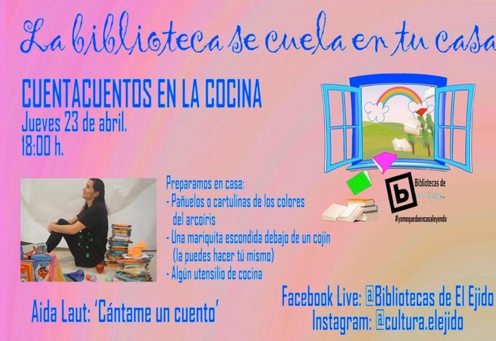 El Ejido celebra el Día del Libro con una semana cargada de actividades online