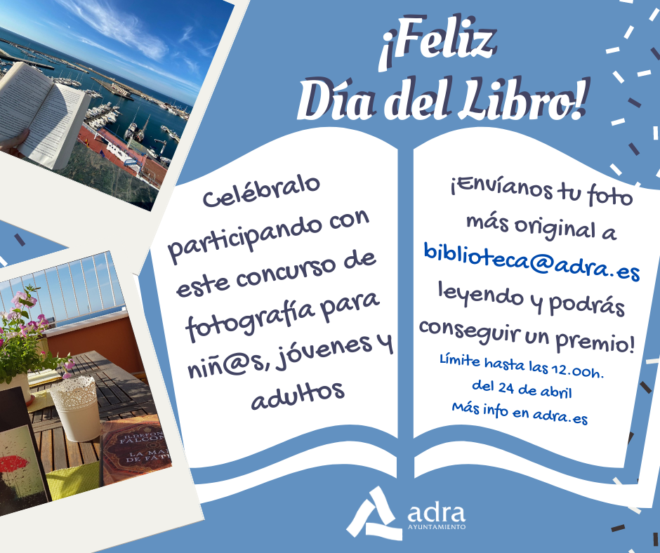 Adra premia las mejores fotografías leyendo para celebrar el Día Internacional del Libro