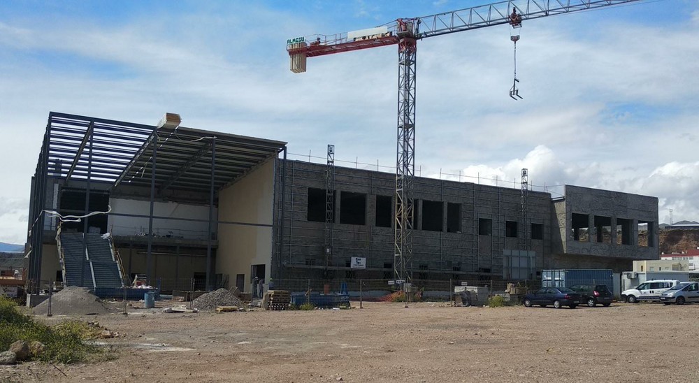 Balanegra reanuda las obras de construcción del pabellón de deportes