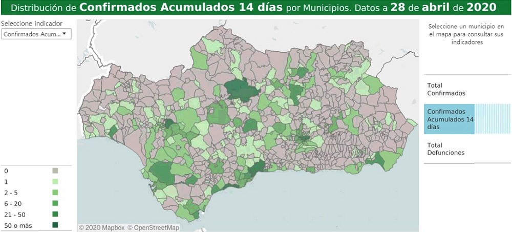 Roquetas, El Ejido, La Mojonera y Vícar, únicos municipios del Poniente con positivos en COVID-19 en los últimos 14 días