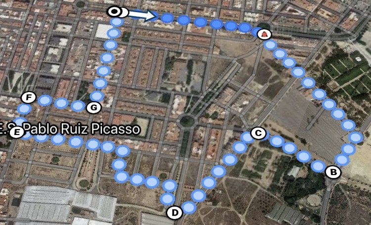 Juventudes Socialistas de El Ejido propone rutas urbanas de un kilómetro en barrios y núcleos para aprovechar las primeras salidas en la desescalada tras el COVID-19