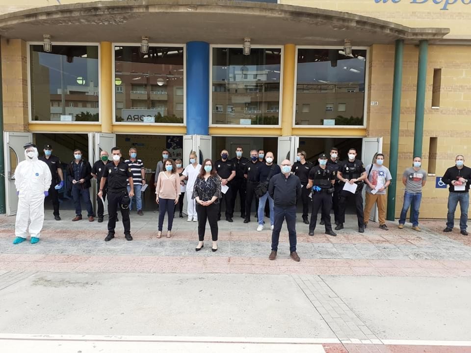 La Junta realiza test rápidos a las Fuerzas y Cuerpos de Seguridad