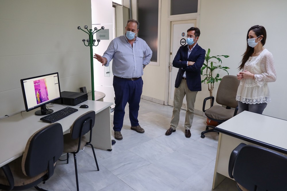 El Ayuntamiento de El Ejido instala cámaras termográficas en los edificios municipales que registran una mayor afluencia de usuarios