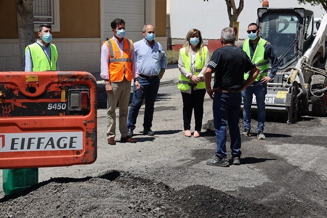 Esta semana finalizan los trabajos de reasfaltado en las calles de Balerma incluidas dentro de la III Fase del Plan de Regeneración y Pavimentos de Viales