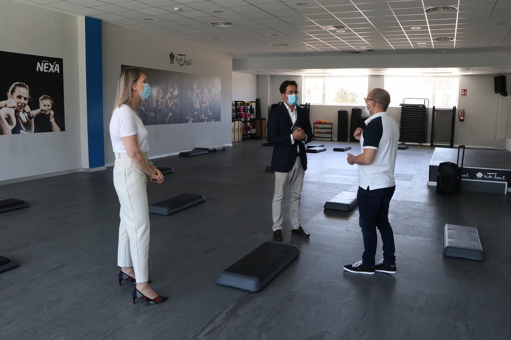 Góngora recorre el Centro Deportivo Nexa Fit ante su inminente reapertura el próximo lunes, 8 de junio, con un exhaustivo protocolo de seguridad