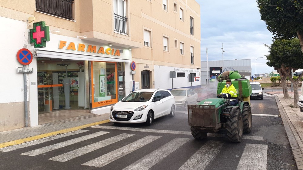 Vícar continúa con la ejecución de su Plan Integral de Limpieza del municipio