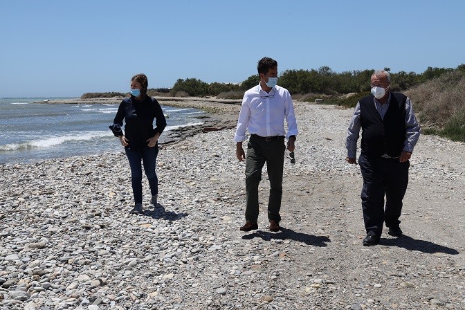 El equipo de Gobierno continúa con la petición a Costas y Subdelegación de una aportación urgente de arena en las playas de Guardias Viejas y Balerma