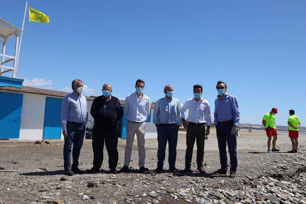 El PP considera insuficiente la aportación de arena y exige nuevamente al Gobierno de Sánchez una actuación estructural y definitiva en las playas de Guardias Viejas y Balerma