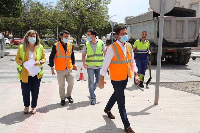 Continúan los trabajos de la III fase del Plan de Regeneración y Pavimentación de Viales con la mejora de una treintena de calles en Ejido Norte