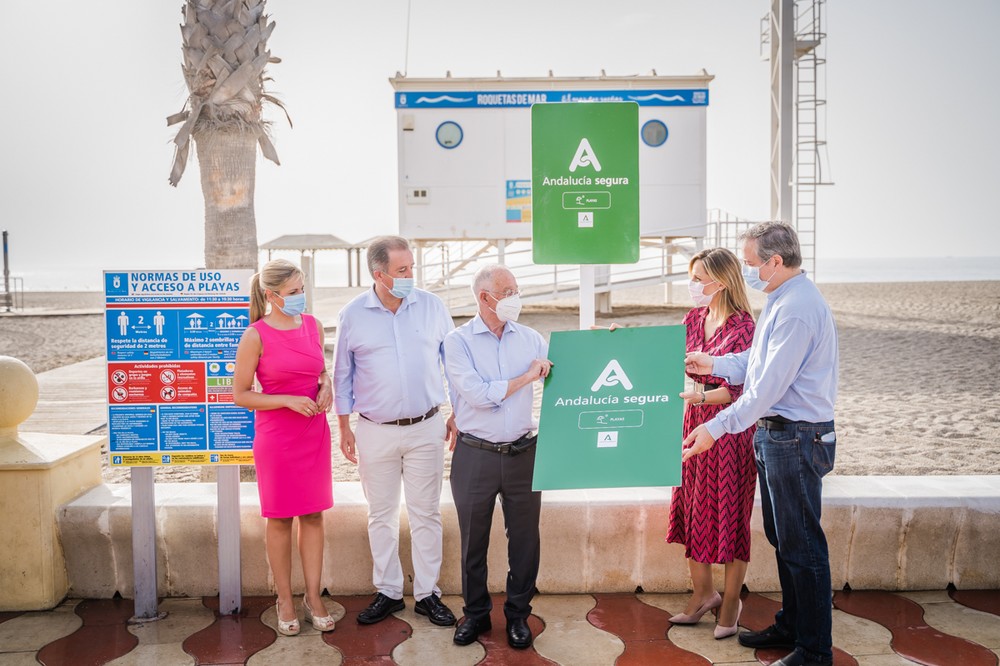 Las playas de Roquetas de Mar cuentan con el distintivo ‘Andalucía Segura’