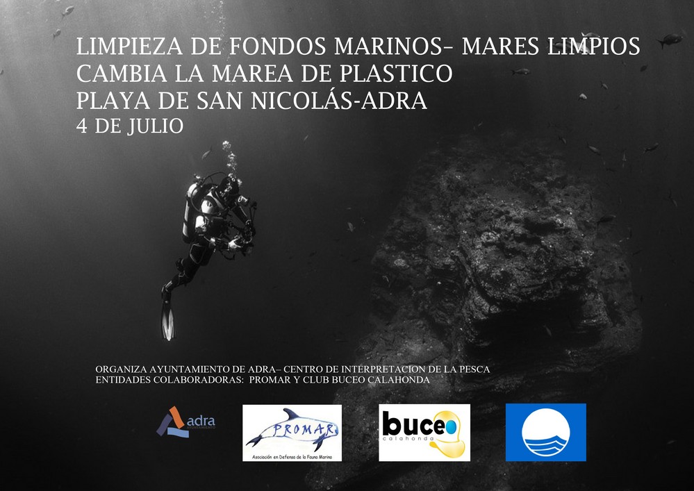 Adra organiza una limpieza de fondos marinos para acabar con “la marea de plástico”