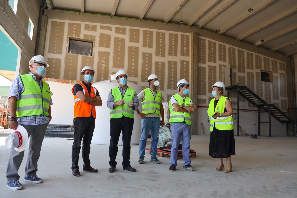 El edificio de la nueva oficina y sede central del Servicio de Limpieza Municipal de El Ejido quedará listo en este mes de julio