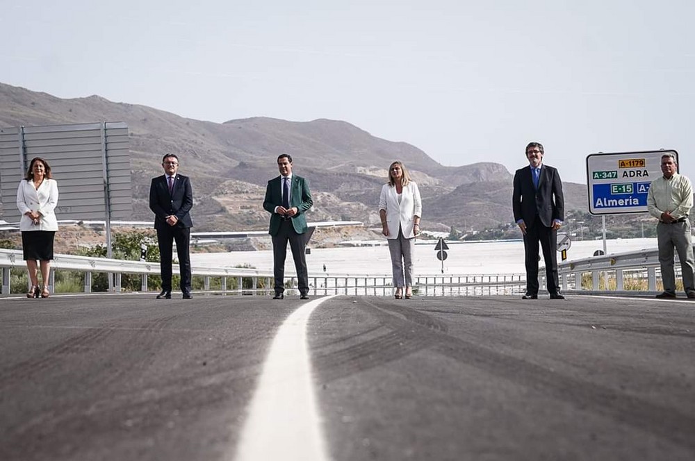 Manuel Cortés celebra la puesta en servicio de la Variante Sur de Berja que “conecta Adra y La Alpujarra”
