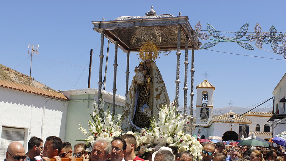 La Virgen del Carmen de Río Chico estará expuesta para los peregrinos del martes al jueves