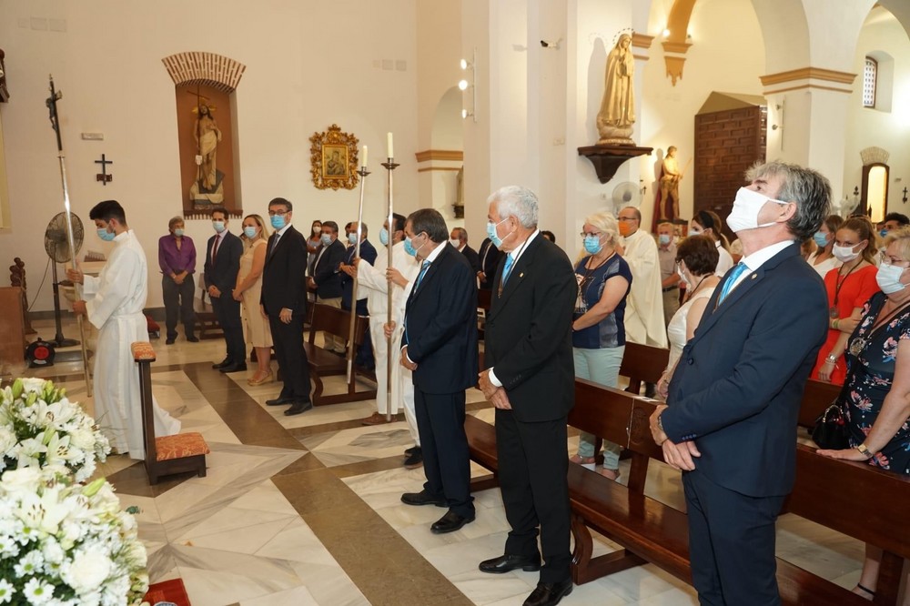 Adra celebra el día grande de la Virgen del Carmen con una misa en su honor