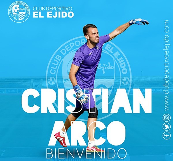 El meta Christian Arco vuelve al CD El Ejido