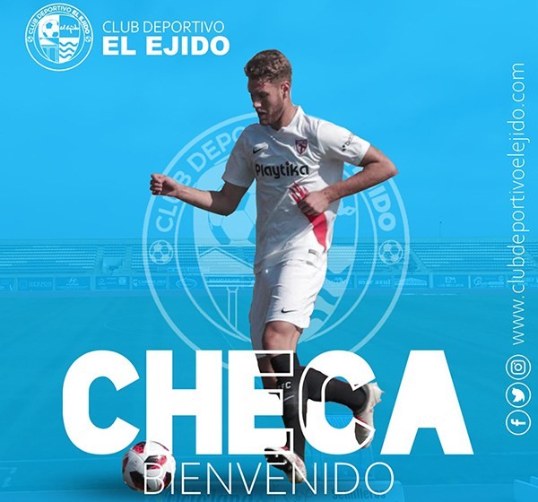 Apuesta de futuro del CD El Ejido con el fichaje del joven central Checa