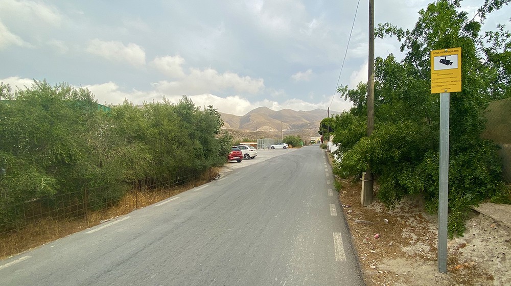 El Ayuntamiento de Berja instala videovigilancia para controlar los vertidos de residuos en espacios públicos