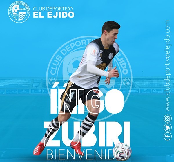 El central Zubiri se incorpora al CD El Ejido