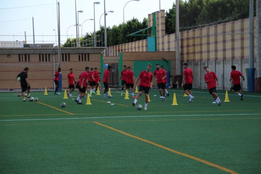 Primera semana de trabajo con ganas de fútbol