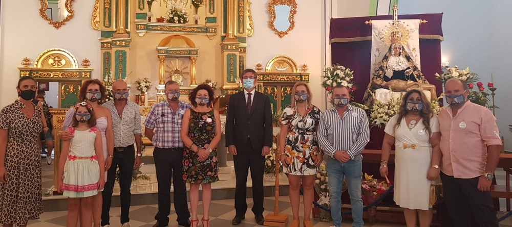 La Alquería celebra sus fiestas con una misa en honor a la Virgen de las Angustias