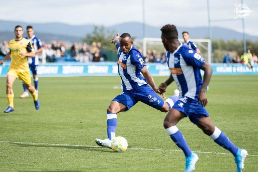 El delantero Rodrigo Rivas se enfunda la celeste