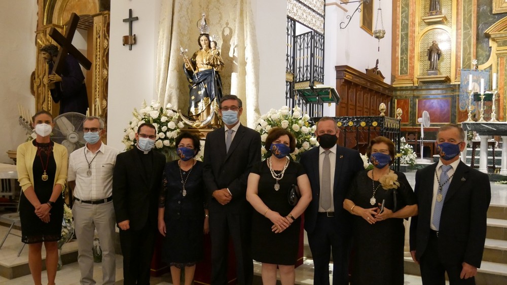 Adra celebra el día grande de su patrona con una misa en honor a la Virgen del Mar