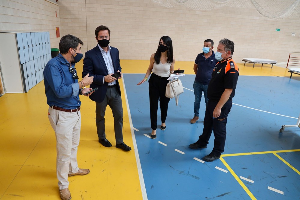 El Ayuntamiento habilita el Pabellón de San Agustín como recurso habitacional excepcional para las personas obligadas a cumplir cuarentena por positivo asintomático en Covid sin alojamiento