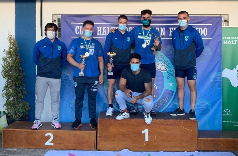 El CD Halterejido logra cuatro metales en el Campeonato de Andalucía