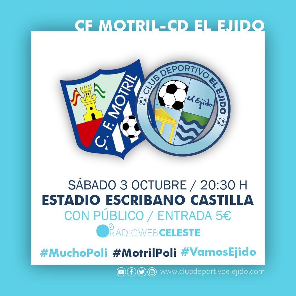 El CD El Ejido visita al Motril CF en partido preparatorio