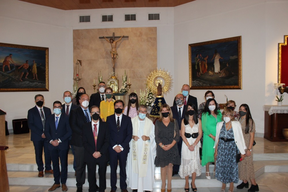 La iglesia de La Loma de la Mezquita acoge los actos religiosos por la Virgen del Pilar