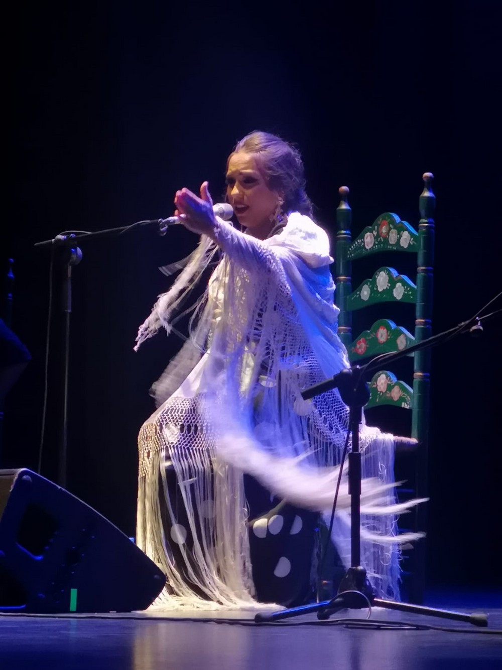 María Terremoto deslumbra en el Centro Cultural de Adra con una exhibición de flamenco