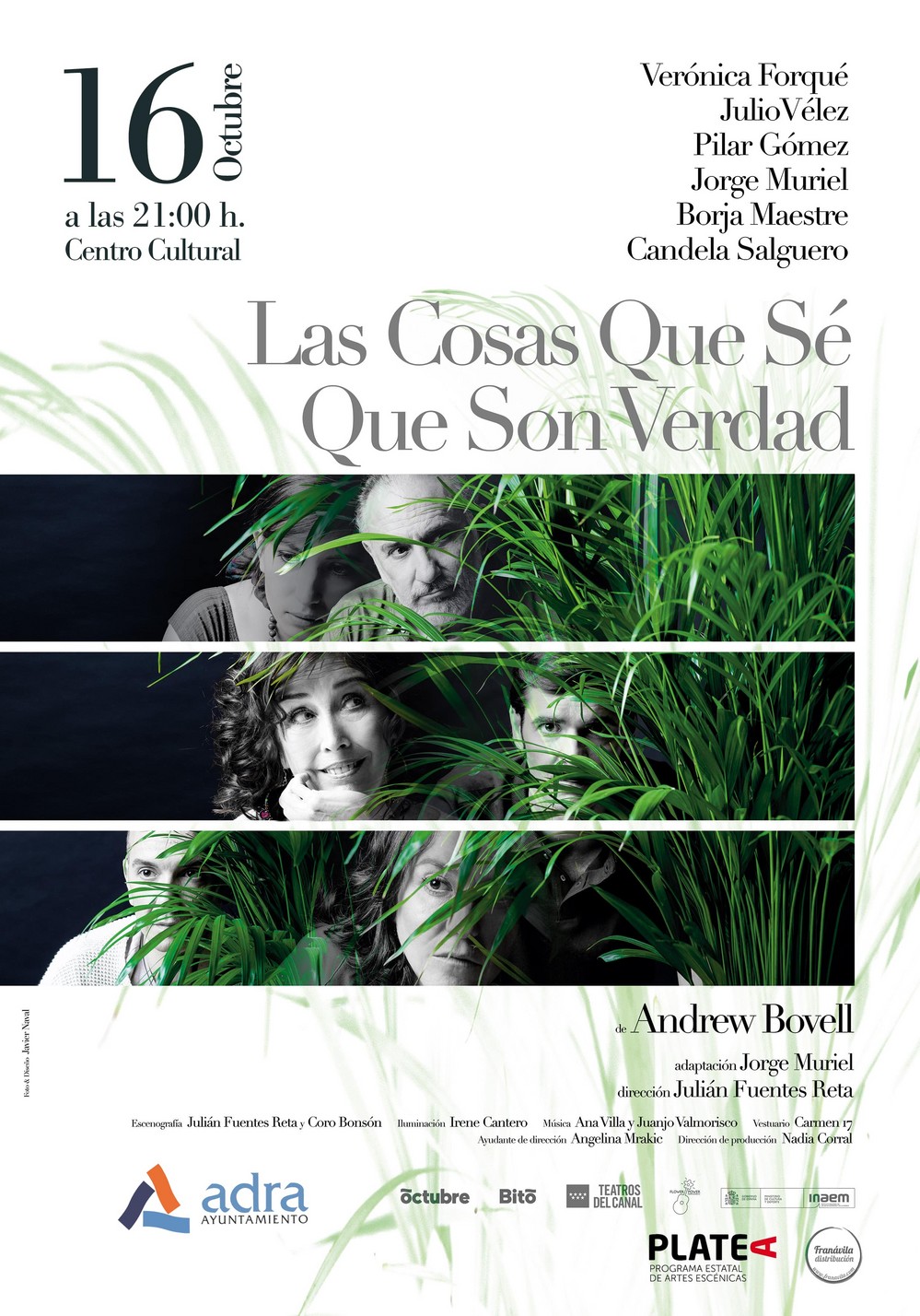 ‘Las cosas que sé que son verdad’ se presenta este viernes en Adra para ‘reflexionar’ sobre la familia
