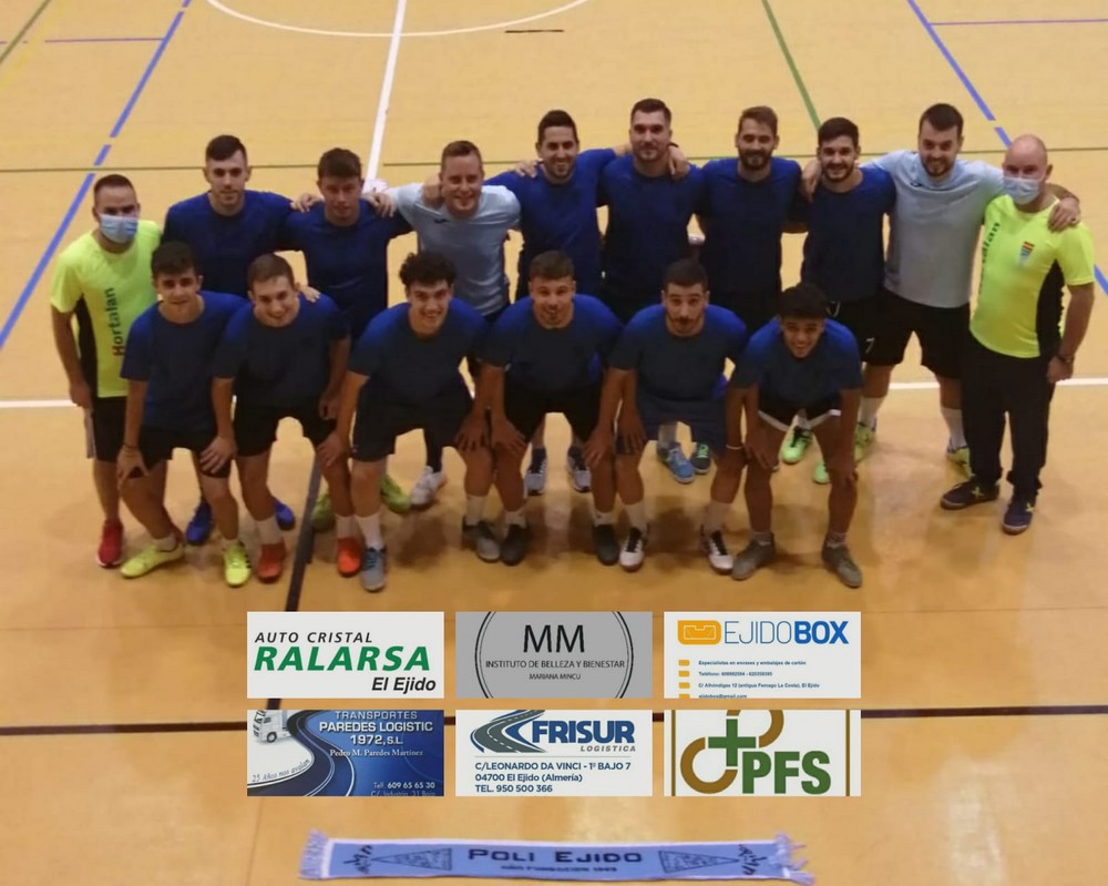 El Poli Ejido CF de fútbol sala enmarca su estreno a costa del CD Kiosco Luis Marín (3-8)