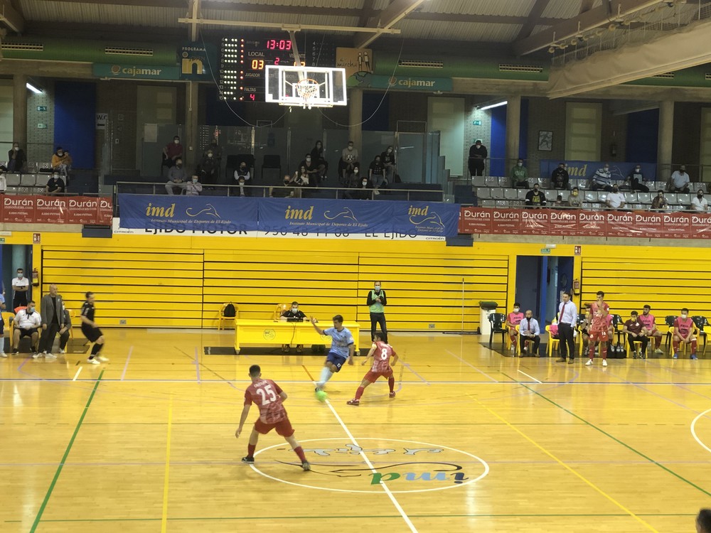 Gran partido del CD El Ejido FS que se coloca tercero en la clasificación tras sumar tres nuevos puntos