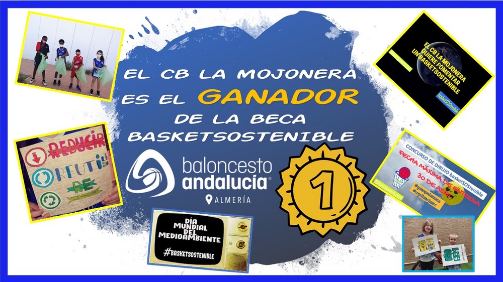 El Club Baloncesto La Mojonera ganador en Almería de la beca #Basketsostenible de la Federación Andaluza de Baloncesto