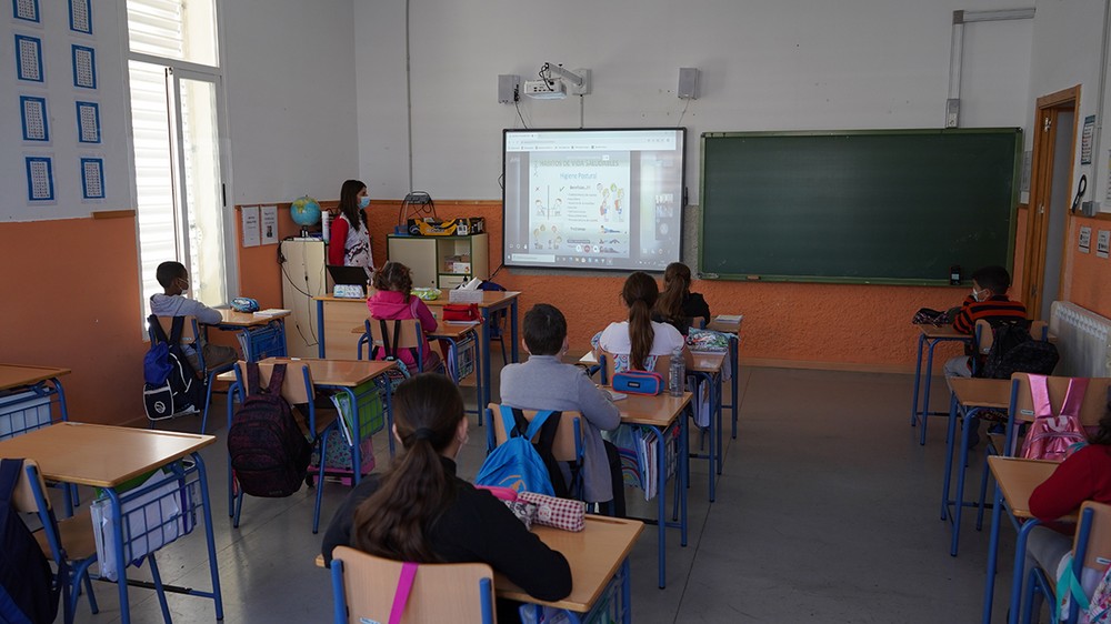 Los hábitos saludables en Berja llegan este año a los centros educativos de forma telemática