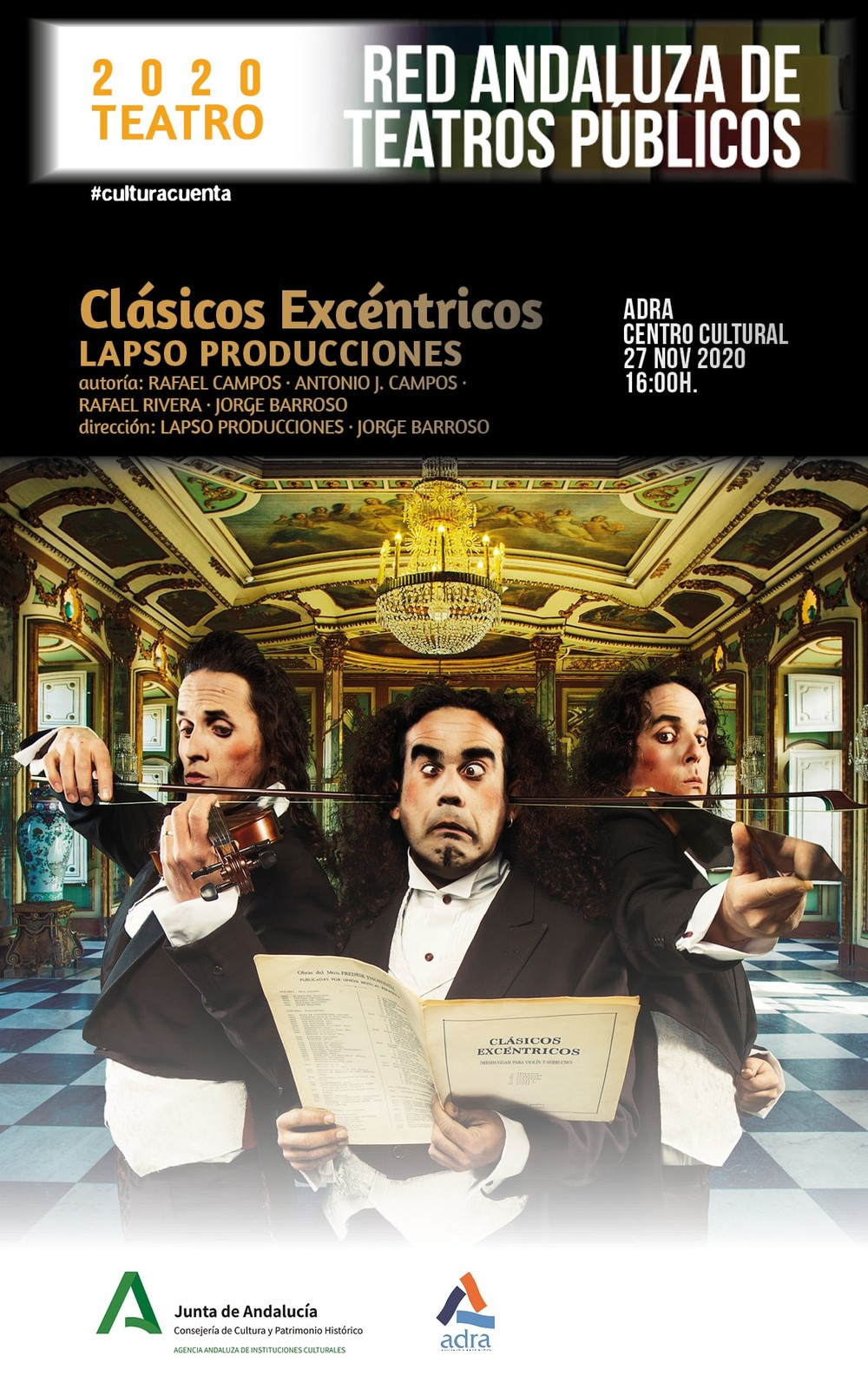 La música clásica, protagonista este viernes en el Centro Cultural de Adra con ‘Clásicos Excéntricos’