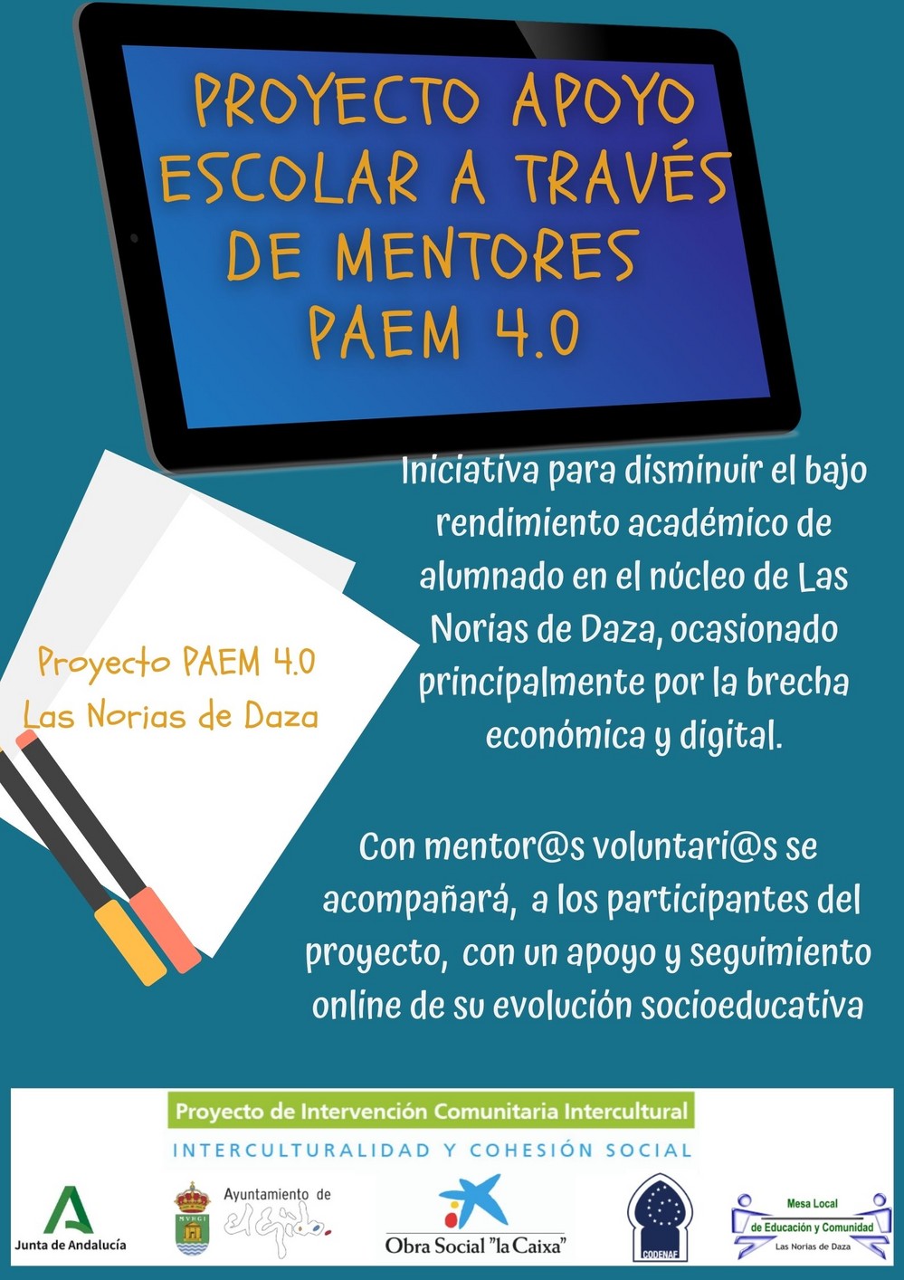 Arranca el Proyecto Apoyo Escolar a través de Mentores/as-PAEM 4.0 que busca disminuir la desigualdad en el territorio