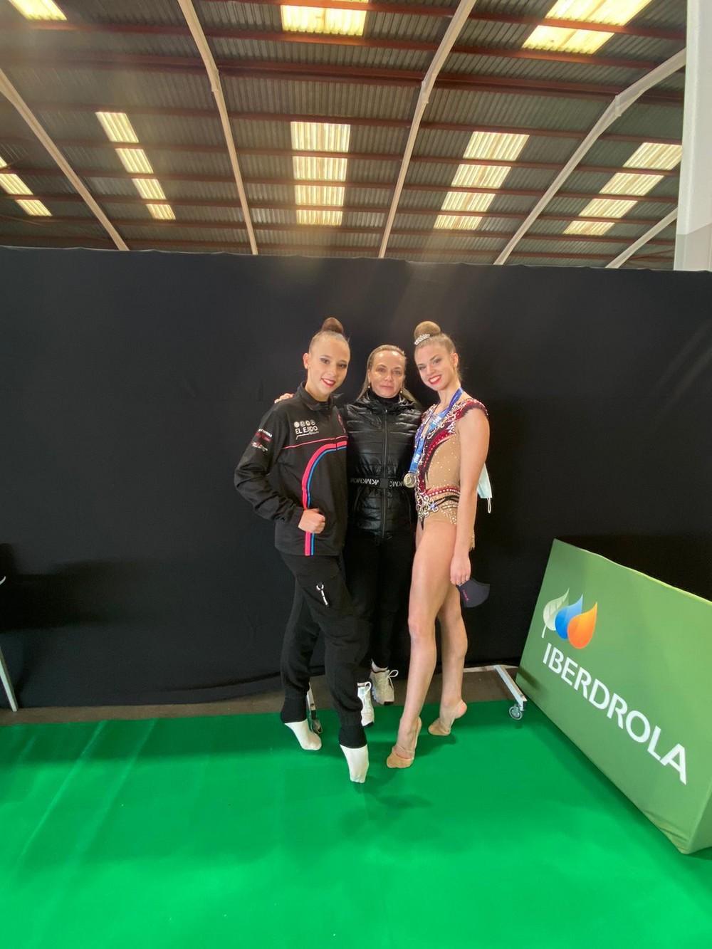 La gimnasta del Club Rítmica El Ejido Lucía Rodríguez, sub-Campeona de España en Primera Categoría