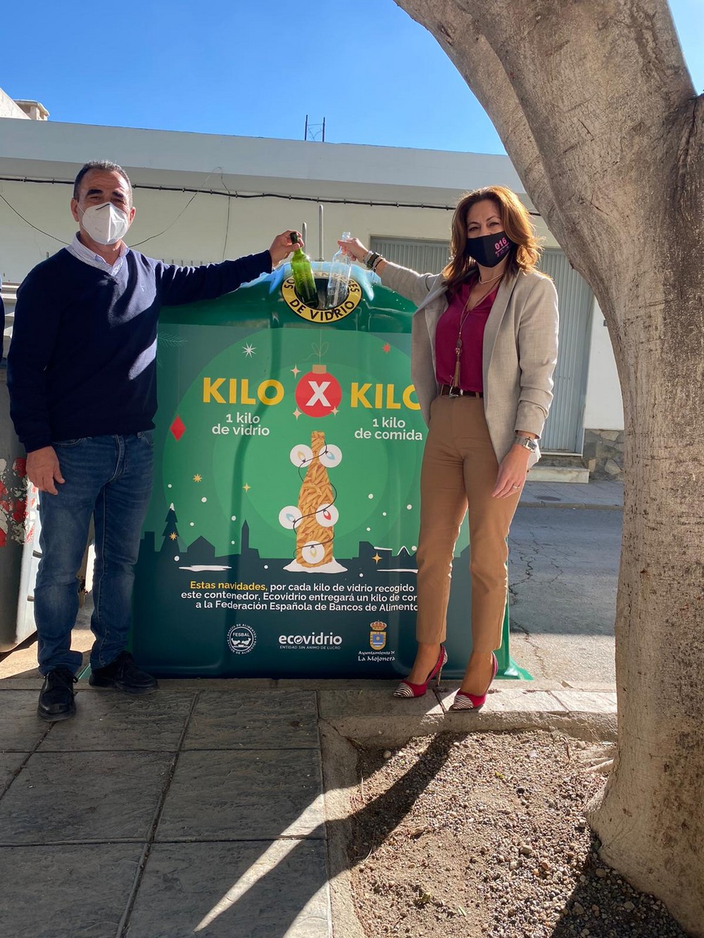 Ayuntamiento de La Mojonera y Ecovidrio colaborarán con el Banco de Alimentos