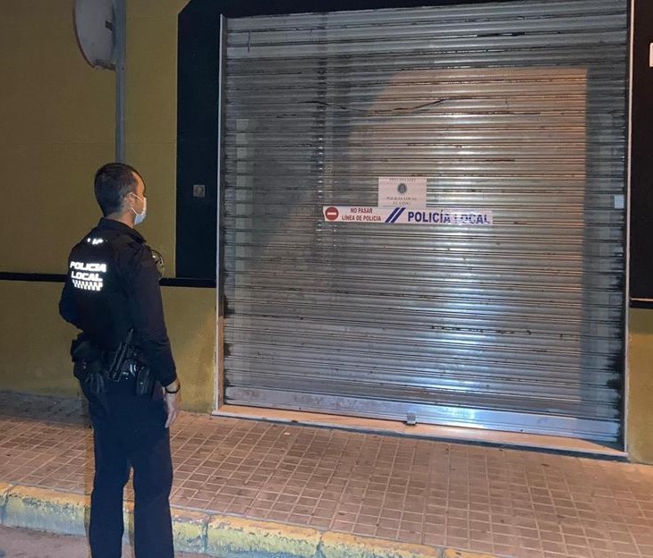 La Policía Local de El Ejido interpone cerca de 1.000 denuncias por incumplimiento de las restricciones y medidas sanitarias de prevención del COVID-19 a lo largo de 2020