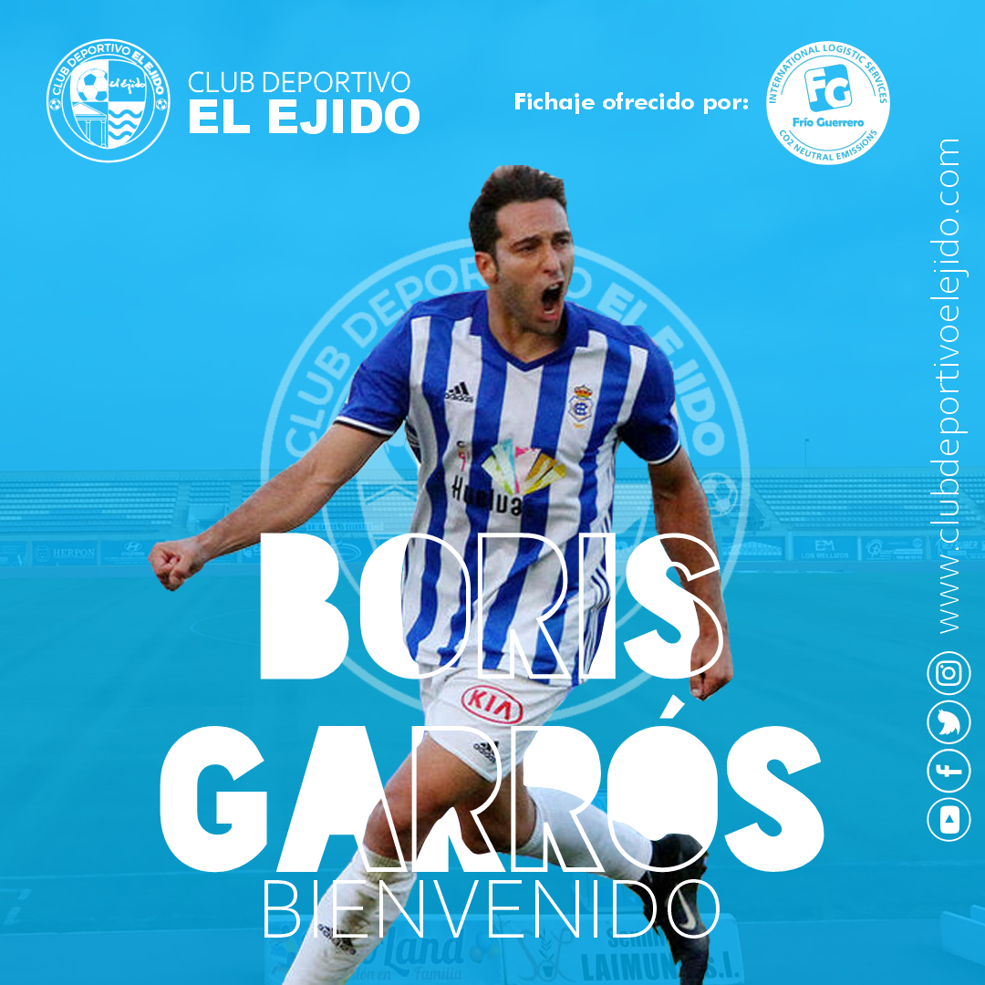 El CD El Ejido firma al delantero Boris Garrós