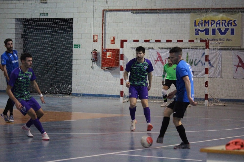 El CD Vícar acaba con la imbatibilidad del Málafa Futsal y se consolida en la cuarta plaza