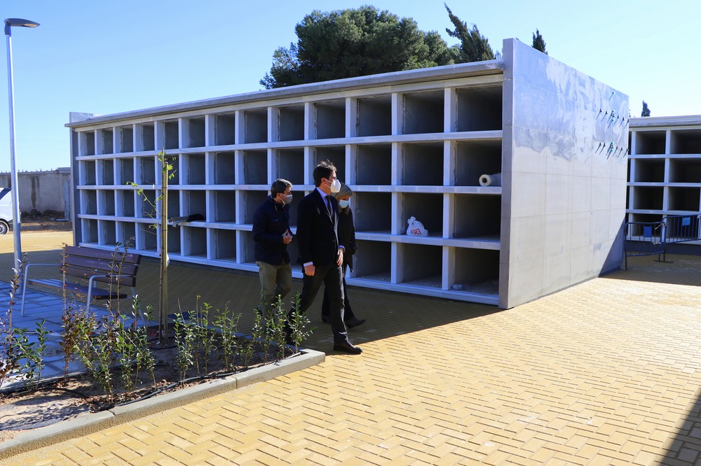 La ampliación del Cementerio de El Ejido permitirá cubrir las necesidades poblacionales durante cinco años con casi 1.000 nichos más