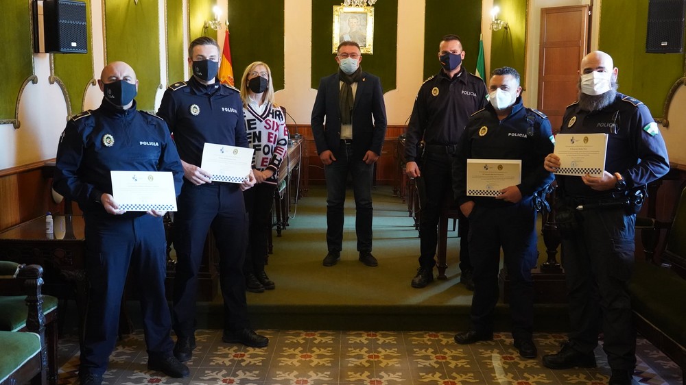 El Ayuntamiento de Berja reconoce el trabajo de la Policía Local durante la pandemia