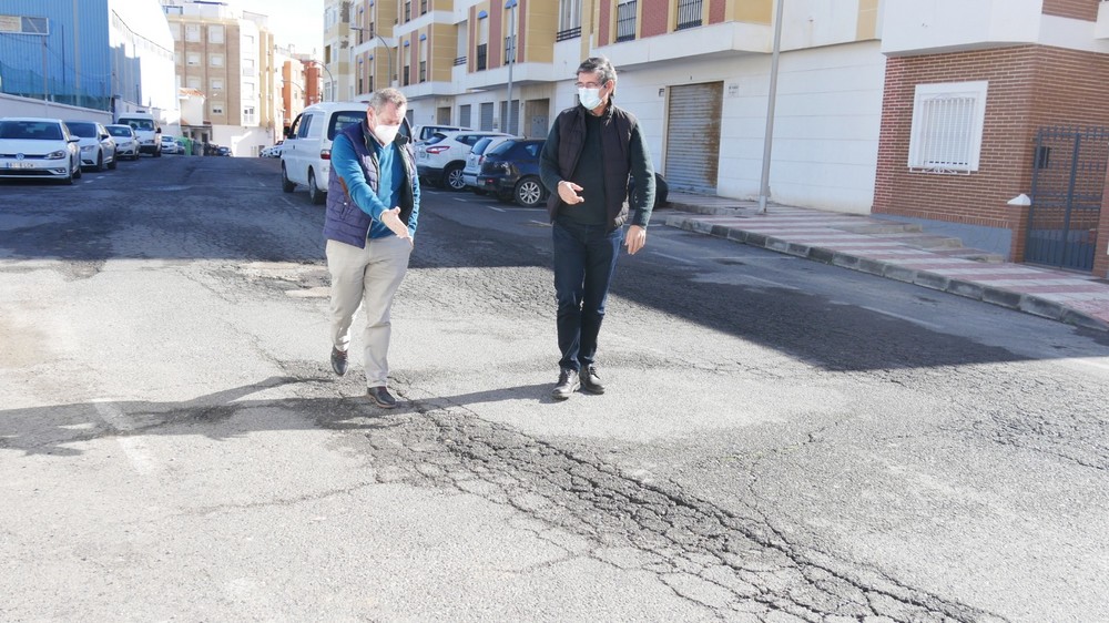 Las obras de renovación del pavimento de cinco calles de Adra comenzarán la próxima semana