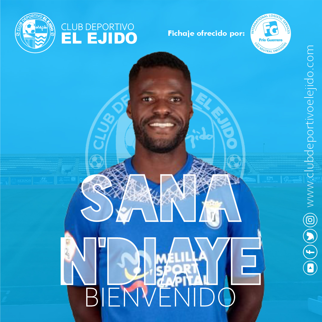 El CD El Ejido incorpora al lateral izquierdo Jonxa y al mediocentro Sana N’Diaye